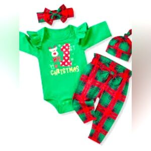Festive Baby Christmas Outfit Set